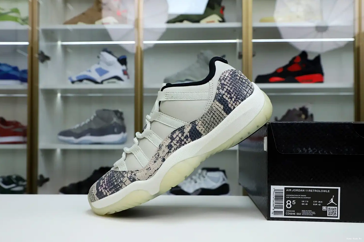 LIGHT 11 SNAKESKIN Kimikick AIR JORDAN LOW BONE 0416